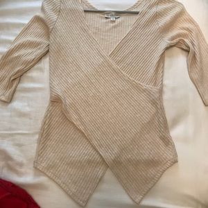 Flirty Guess Nude Asymmetrical Top